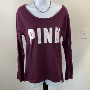 Pink long sleeved shirt, Size Small